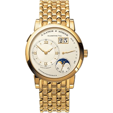 Lange 1 Moonphase Yellow Gold / Silver / Bracelet