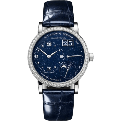 Kleine Lange 1 Moonphase White Gold / Diamond / Gold-Flux
