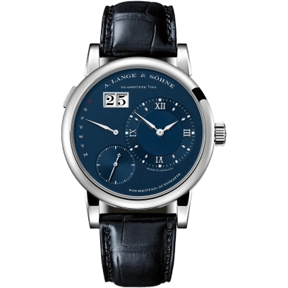 Lange 1 Daymatic White Gold / Blue