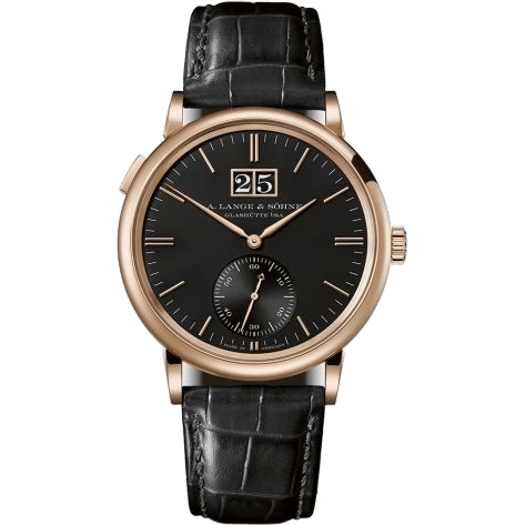 A. Lange & Söhne Saxonia Outsize Date Pink Gold / Black 381.031