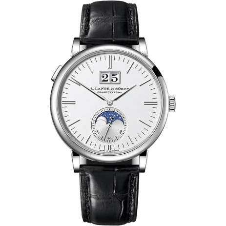 A. Lange & Söhne Saxonia Moonphase White Gold / Silver 384.026