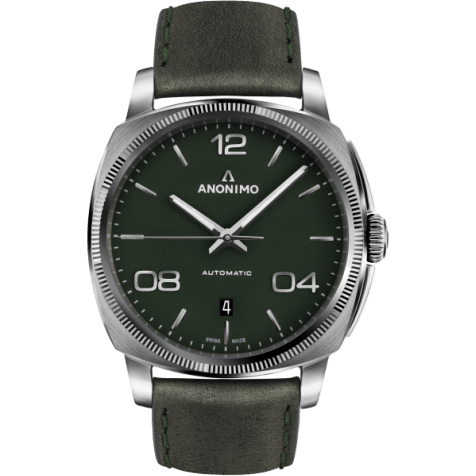 Epurato Automatic Stainless Steel / Green / Leather