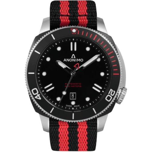 Anonimo Nautilo Automatic Stainless Steel / DLC / Black / NATO AM-1002.01.001.A11