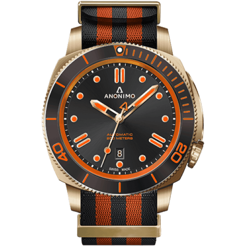 Anonimo Nautilo Automatic Bronze / Black / NATO AM-1002.12.007.A17