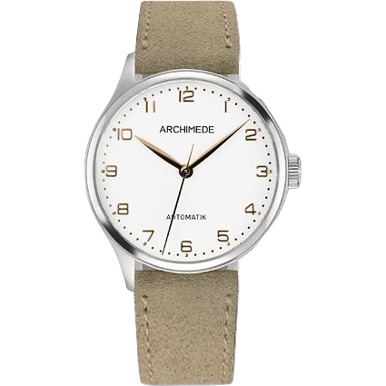 Klassik 36 TwoTone / Silver / Beige Suede
