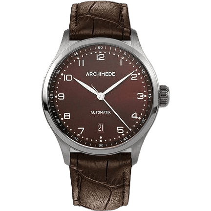 Klassik 39 Stainless Steel / Brown / Brown Leather