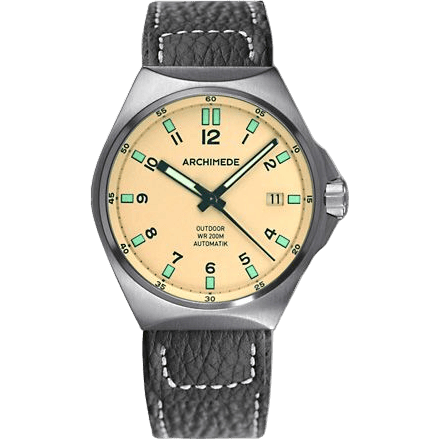 Archimede OutDoor 39 Protect Stainless Steel / Cream / Leather UA8239-A5.1-H