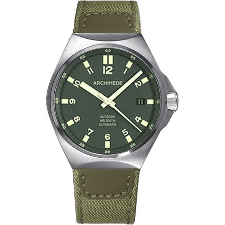Archimede OutDoor 39 Protect Stainless Steel / Green / Canvas UA8239CA-A4.1-H