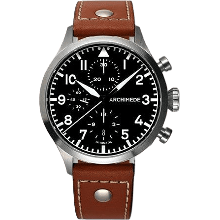 Pilot Chronograph Staineless Steel / Black