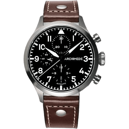 Pilot Chronograph Staineless Steel / Black