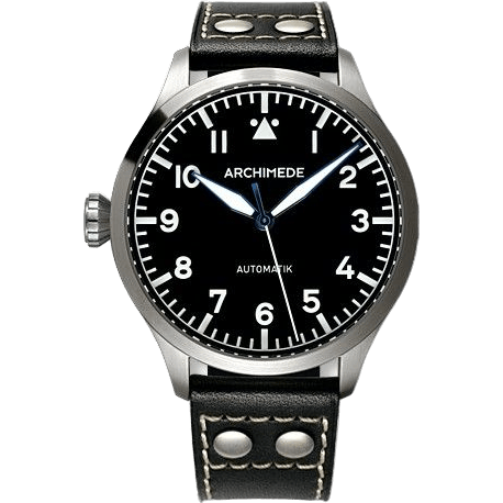Archimede Pilot 45 Automatic Stainless Steel / Black UA7949-A1.1-L