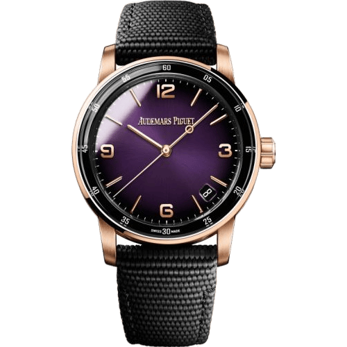 CODE 11.59 Automatic Pink Gold / Puple / Fabric