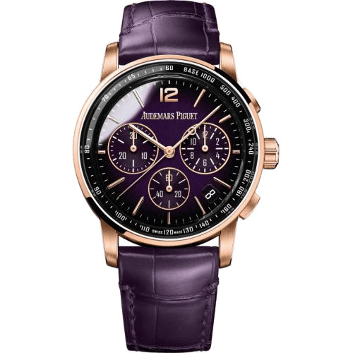CODE 11.59 Chronograph Selfwinding Pink Gold / Purple