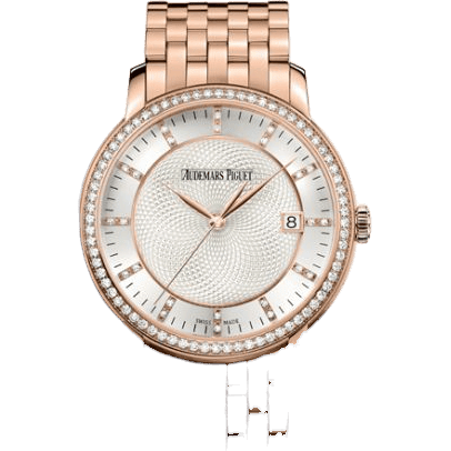 Jules Audemars Selfwinding Pink Gold / Diamond / Silver / Bracelet