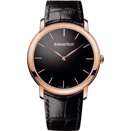 Audemars Piguet Jules Audemars 15180 Extra-Thin Pink Gold / Black 15180OR.OO.A002CR.01