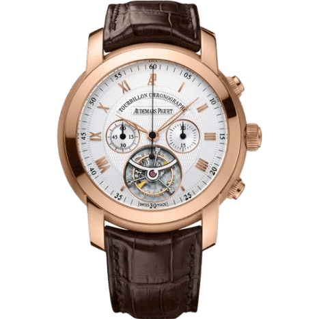 Audemars Piguet Jules Audemars Tourbillon Chronograph Pink Gold / Silver 26010OR.OO.D088CR.01