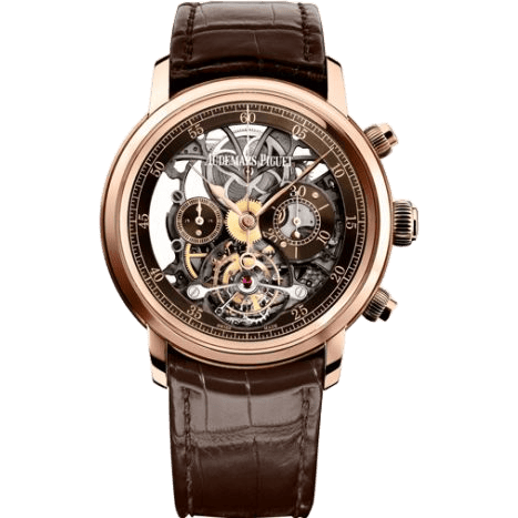 Audemars Piguet Jules Audemars 26346 Tourbillon Chronograph Openworked Pink Gold 26346OR.OO.D088CR.01
