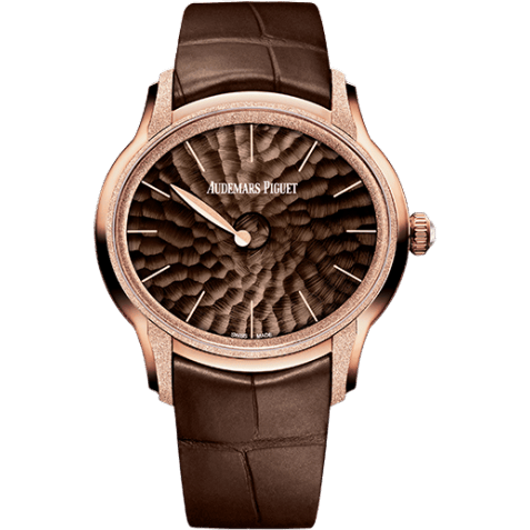 Audemars Piguet Millenary Frosted Gold Philosophique Pink Gold / Brown 77266OR.GG.A823CR.01