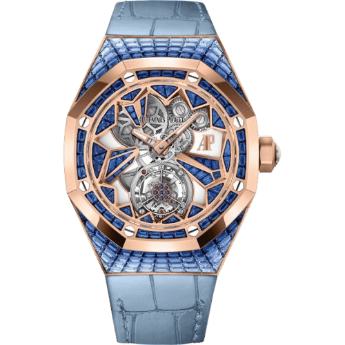 Audemars Piguet Royal Oak Concept Flying Tourbillon Pink Gold / Baguette Sapphire 26228OR.SS.D314CR.01