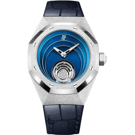 Audemars Piguet Royal Oak Concept Frosted Gold Flying Tourbillon White Gold / Blue 26630BC.GG.D326CR.01