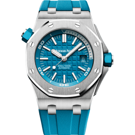 Audemars Piguet Royal Oak Offshore Diver Stainless Steel / Turquoise 15710ST.OO.A032CA.01