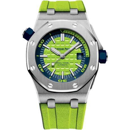 Audemars Piguet Royal Oak Offshore Diver Stainless Steel / Green 15710ST.OO.A038CA.01