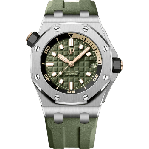 Audemars Piguet Royal Oak Offshore Diver Stainless Steel / Green 15720ST.OO.A052CA.01
