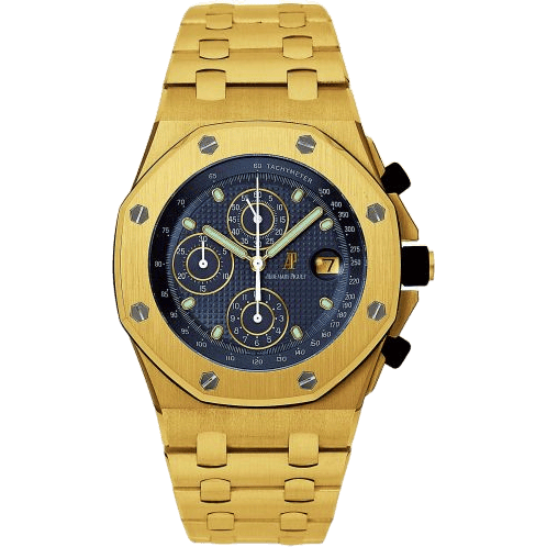 Audemars Piguet Royal Oak OffShore 25721 Chronograph Yellow Gold / Blue 25721BA.O.1000BA.02
