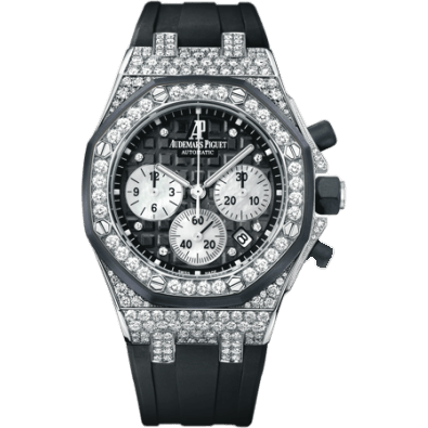 Audemars Piguet Royal Oak Offshore 26092 Lady Chronograph White Gold / Black 26092CK.ZZ.D002CA.01