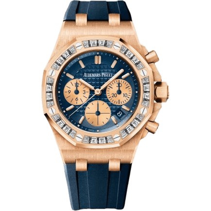 Audemars Piguet Royal Oak OffShore Lady Chronograph Pink Gold / Blue / Bartorelli 26236OR.ZZ.D027CA.01