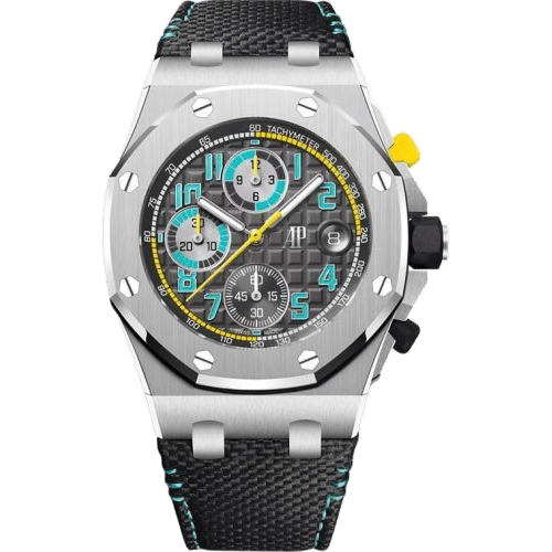 Audemars Piguet Royal Oak Offshore Titanium / Grey - Yellow / Bracelet 26238TI.OO.A001VE.01