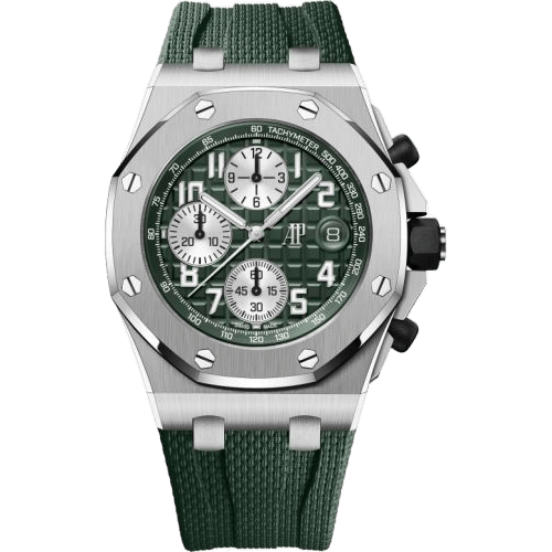 Audemars Piguet Royal Oak Offshore Titanium / Khaki / Rubber 26238TI.OO.A056CA.01