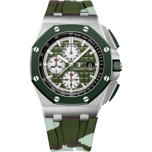Audemars Piguet Royal Oak Offshore 44 Stainless Steel / Ceramic / Khaki / Rubber 26400SO.OO.A055CA.01