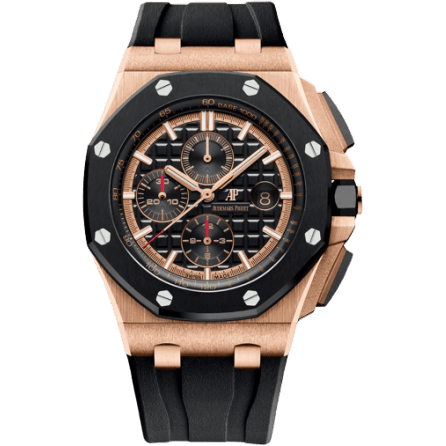 Audemars Piguet Royal Oak Offshore 42 Pink Gold / Ceramic / Black / Rubber 26401RO.OO.A002CA.02