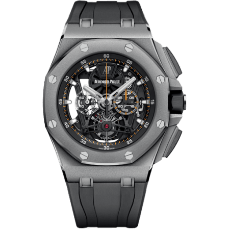Audemars Piguet Royal Oak Offshore Tourbillon Chronograph Openworked Titanium / Rubber 26407TI.GG.A002CA.01