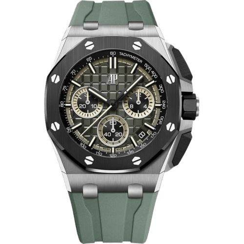 Audemars Piguet Royal Oak Offshore 43 Titanium - Ceramic / Smoked Green 26420IO.OO.A402CA.01