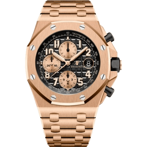 Audemars Piguet Royal Oak Offshore 26470 Pink Gold / Black / Bracelet 26470OR.OO.1000OR.03