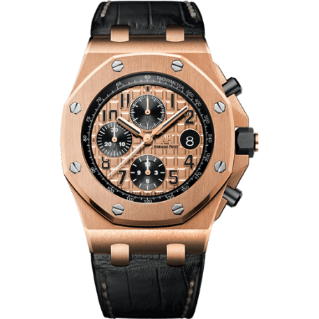 Audemars Piguet Royal Oak Offshore 26470 Pink Gold / Pink Gold / Alligator 26470OR.OO.A002CR.01