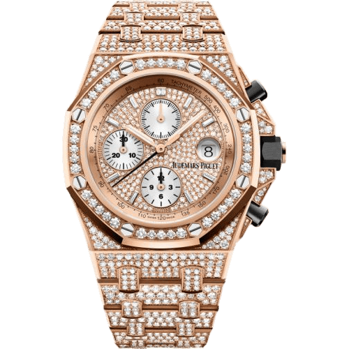 Audemars Piguet Royal Oak Offshore Pink Gold - Diamond / Diamond / Bracelet 26476OR.ZZ.1273OR.01.A