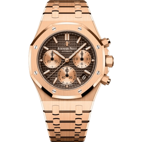 Audemars Piguet Royal Oak Chronograph 41 Pink Gold / Brown / Bracelet 26239OR.OO.1220OR.02