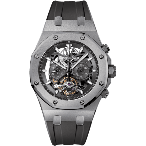 Royal Oak 26347 Tourbillon Chronograph Openworked Titanium / Boutique Edition