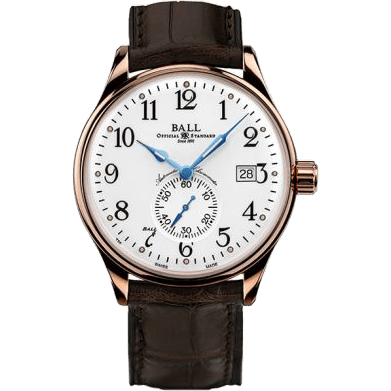 Ball Watch Trainmaster Standard Time NM3888D-PG-LCJ-WH