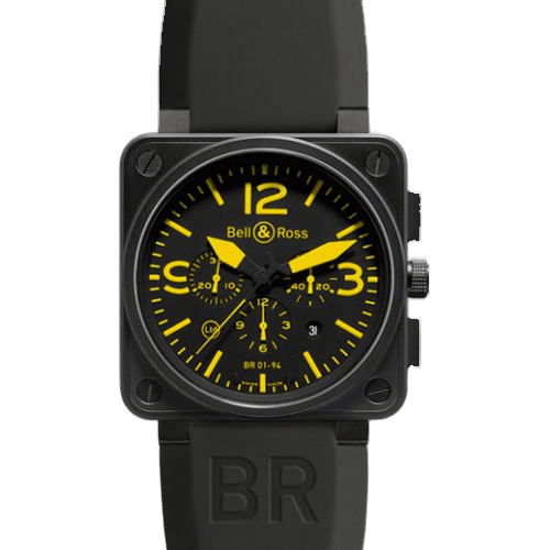 BR 01 94 Yellow Chronograph