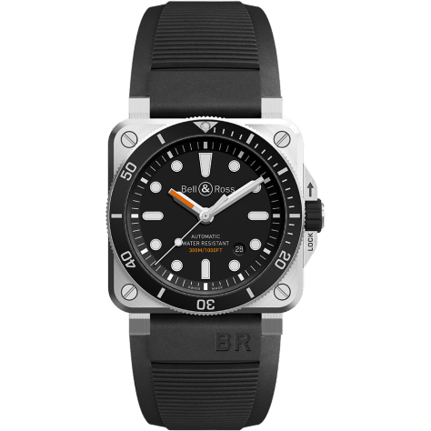 Bell & Ross BR 03-92 Diver Stainless Steel / Black BR0392-D-BL-ST/SRB