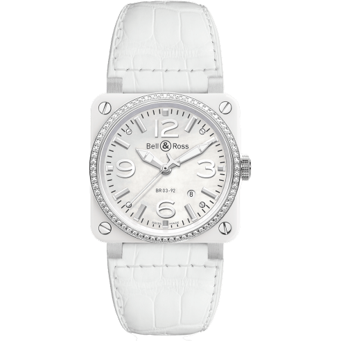 BR 03 92 White Ceramic / Diamond