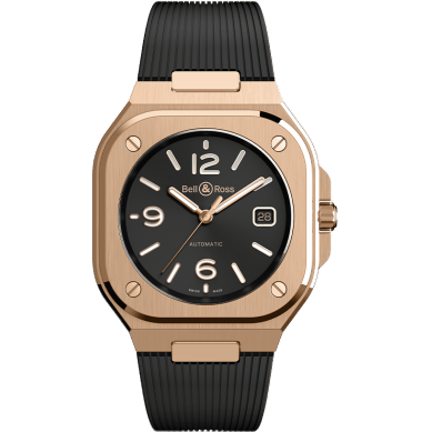 BR 05 Rose Gold / Black / Rubber