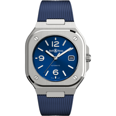 BR 05 Stainless Steel / Blue / Rubber