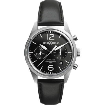 Bell & Ross BR 126 Original Black Chronograph BRV126-BL-ST/SCA