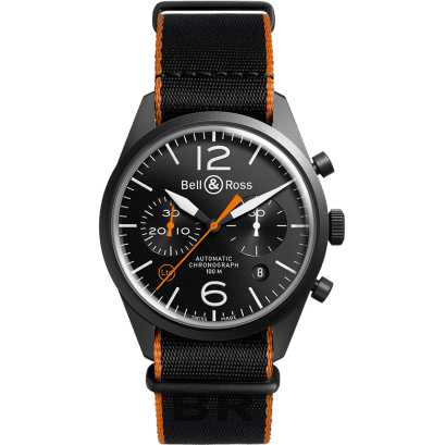 Bell & Ross BR 126 Carbon Orange Chronograph BRV126-O-CA