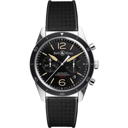 Bell & Ross BR 126 Sport Heritage Chronograph BRV126-ST-HER/SRB